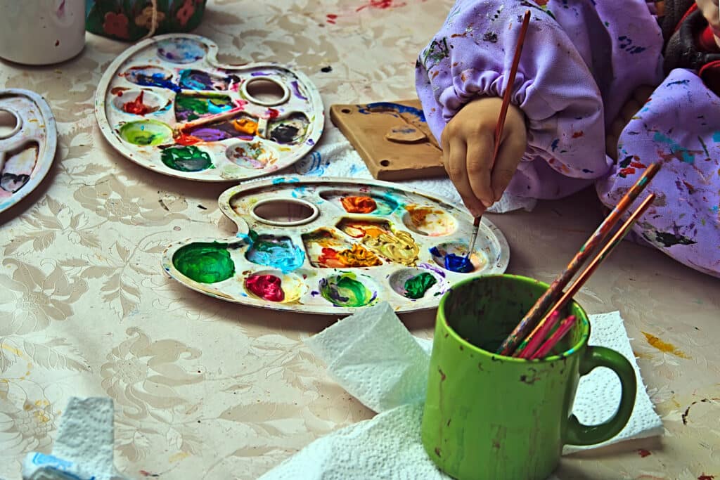 Paint Your Plate A Fun Family Activity